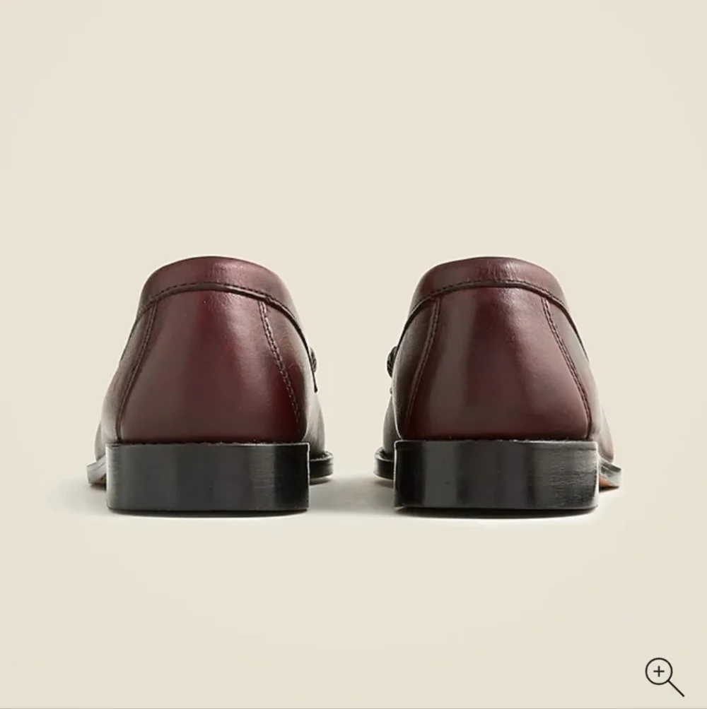 J CREW Camden kiltie tassel loafers in English leather, Sz 8.5